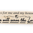 Load image into Gallery viewer, Joshua 24:15 As For Me And My House Wood Decor