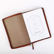 Load image into Gallery viewer, Personalized Trust Zippered Classic LuxLeather Journal - Jeremiah 17:7