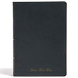 Load image into Gallery viewer, Personalized KJV Super Giant Print Reference Bible Black LeatherTouch Red Letter