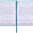 Load image into Gallery viewer, Personalized In The Light of His Glory Gift Book for Women Teal Faux Leather Flexcover