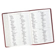 Load image into Gallery viewer, Personalized KJV Super Giant Print Holy Bible Full Grain Premium Leather Thumb Index Burgundy
