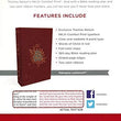 Load image into Gallery viewer, Personalized NKJV Thinline Bible Red Letter Comfort Print Holy Bible Leathersoft Mahogany