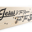 Load image into Gallery viewer, Jesus Is The Reason For The Season Wood Decor