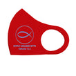 Load image into Gallery viewer, Simply Uncaged Romans 12:2 Breathable Stretch Fit Mask