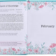 Load image into Gallery viewer, Personalized In The Light of His Glory Gift Book for Women Teal Faux Leather Flexcover
