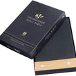 Load image into Gallery viewer, Personalized KJV Black Full Grain Leather Large Print Thinline Thumb Index