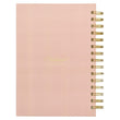 Load image into Gallery viewer, Through Christ Pink & Brown Philippians 4:13 Wire-bound Journal