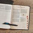 Load image into Gallery viewer, Personalized CSB Tony Evans Study Bible Indexed LeatherTouch Black/Brown Christian Standard Bible
