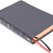 Load image into Gallery viewer, Personalized NASB Thinline Bible Giant Print Bonded Leather Black 1995 Text Comfort Print