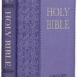 Load image into Gallery viewer, Personalized KJV Pocket Bible Purple Faux Leather