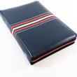 Load image into Gallery viewer, Personalized RVR 1960 Biblia Letra Grande Tamaño Manual, Azul Marino Piel (Spanish Edition)