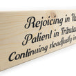 Load image into Gallery viewer, Continuing Steadfastly In Prayer Wood Decor