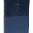 Load image into Gallery viewer, Personalized Custom Text Your Name NKJV Value Thinline Holy Bible Red Letter Edition Navy Blue Leathersoft New King James Version