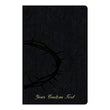 Load image into Gallery viewer, Personalized Custom Text Your Name NLT Premium Value Slimline Bible Large Print Imitation Leather Crown of Thorns Black New Living Translation