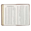 Load image into Gallery viewer, Personalized Custom Text Your Name KJV Deluxe Gift Bible Brown Faux Leather King James Version