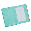 Load image into Gallery viewer, Personalized Custom Text Your Name KJV Holy Bible COMPACT Faux Leather Tiffany Blue King James Version