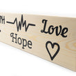 Load image into Gallery viewer, Faith Hope Love Wood Decor