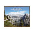 Load image into Gallery viewer, How To Live A Fearless Lifestyle Personalized Photo Poem