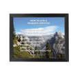 Load image into Gallery viewer, How To Live A Fearless Lifestyle Personalized Photo Poem