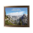 Load image into Gallery viewer, How To Live A Fearless Lifestyle Personalized Photo Poem