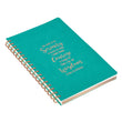 Load image into Gallery viewer, Teal Serenity Prayer Notebook