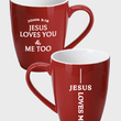 Load image into Gallery viewer, Jesus Loves You Jesus Loves Me Coffee Mug Simply Uncaged Gifts