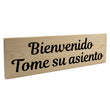 Load image into Gallery viewer, Bienvenido Tome su asiento Spanish Wood Decor
