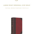 Load image into Gallery viewer, Personalized Custom Text ESV Large Print Personal Size Bible Brown/Cordovan English Standard Version
