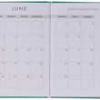 Load image into Gallery viewer, Personalized Planner 2022 Be Still My Soul Teal Faux Leather My Yearly Planner - Psalm 46:10