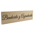 Load image into Gallery viewer, Blessed And Grateful Spanish Wood Decor