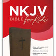 Load image into Gallery viewer, Personalized NKJV Holy Bible for Kids Leathersoft Brown Comfort Print