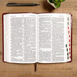 Load image into Gallery viewer, Personalized KJV Large Print Personal Size Reference Bible Brown Leathertouch Indexed