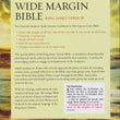 Load image into Gallery viewer, Personalized Custom Text Your Name KJV Large Print Wide Margin Bible Flexisoft Brown/Tan