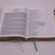 Load image into Gallery viewer, Personalized ESV The Jesus Bible Indexed Leathersoft Multi-Color/Teal