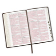 Load image into Gallery viewer, Personalized KJV Full Grain Premium Leather Thumb Index Dark Brown