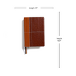 Load image into Gallery viewer, Personalized NIV Life Application Study Bible Third Edition Brown Leathersoft Red Letter Edition