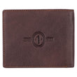 Load image into Gallery viewer, The World's Best Dad Brown Joshua 1:9 Genuine Leather Wallet