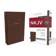 Load image into Gallery viewer, Personalized NKJV Single-Column Reference Bible Leathersoft Mahogany New King James Version