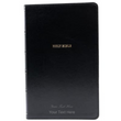 Load image into Gallery viewer, Personalized NKJV Thinline Reference Bible Leathersoft Black Thumb Indexed