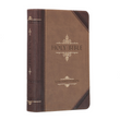 Load image into Gallery viewer, Personalized KJV Holy Bible Giant Print Dark Brown/Tan Faux Leather King James Version