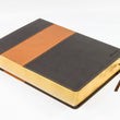 Load image into Gallery viewer, Personalized NLT Holy Bible Giant Print TuTone LeatherLike Brown/Tan