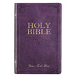Load image into Gallery viewer, Personalized KJV Purple Faux Leather Deluxe Gift Bible Indexed King James Version