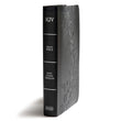 Load image into Gallery viewer, Personalized KJV Giant Print Reference Bible Charcoal LeatherTouch Red Letter