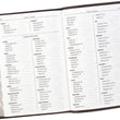 Load image into Gallery viewer, Personalized KJV Holy Bible Thinline Large Print Brown Premium Leather w/Thumb Index