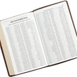 Load image into Gallery viewer, Personalized KJV Standard Holy Bible Patch in Brown Faux Leather