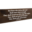 Load image into Gallery viewer, Isaiah 40:31 But Those Who Wait On The Lord Wood Decor