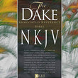 Load image into Gallery viewer, Personalized Custom Text Your Name NKJV Dake Black Bonded Leather