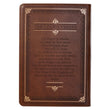 Load image into Gallery viewer, Personalized Journal Custom Text The Lord's Prayer Matthew 6:9-13 LuxLeather Prayer Journal Brown