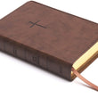 Load image into Gallery viewer, Personalized NKJV Compact Bible Brown Leathertouch