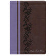 Load image into Gallery viewer, Personalized KJV Holman Rainbow Study Bible Brown/Lavender LeatherTouch